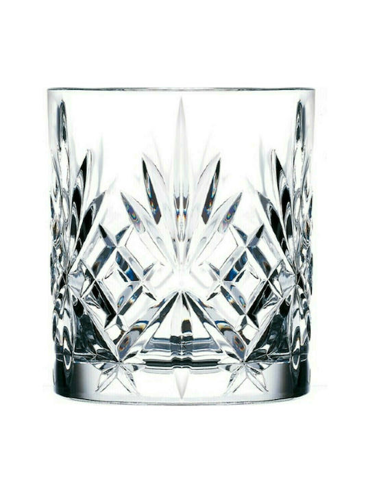 Melodia Set of Crystal Whiskey Glasses 310ml 6pcs