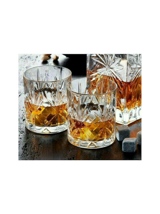 Melodia Set of Crystal Whiskey Glasses 310ml 6pcs