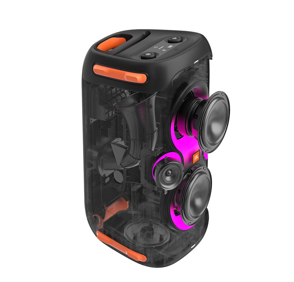 JBL Partybox 110, Portable BT Party Speaker, IPX4, Lights, Wheels