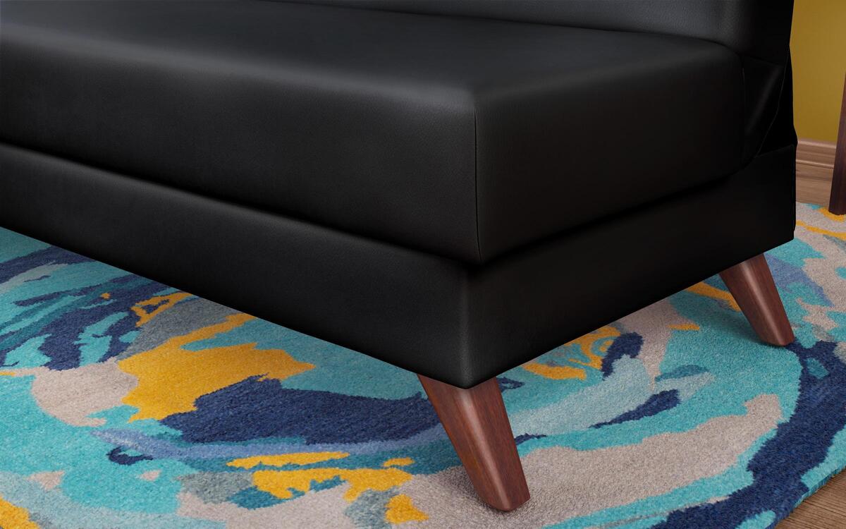 Three-seater sofa/bed Valis 8450 black
