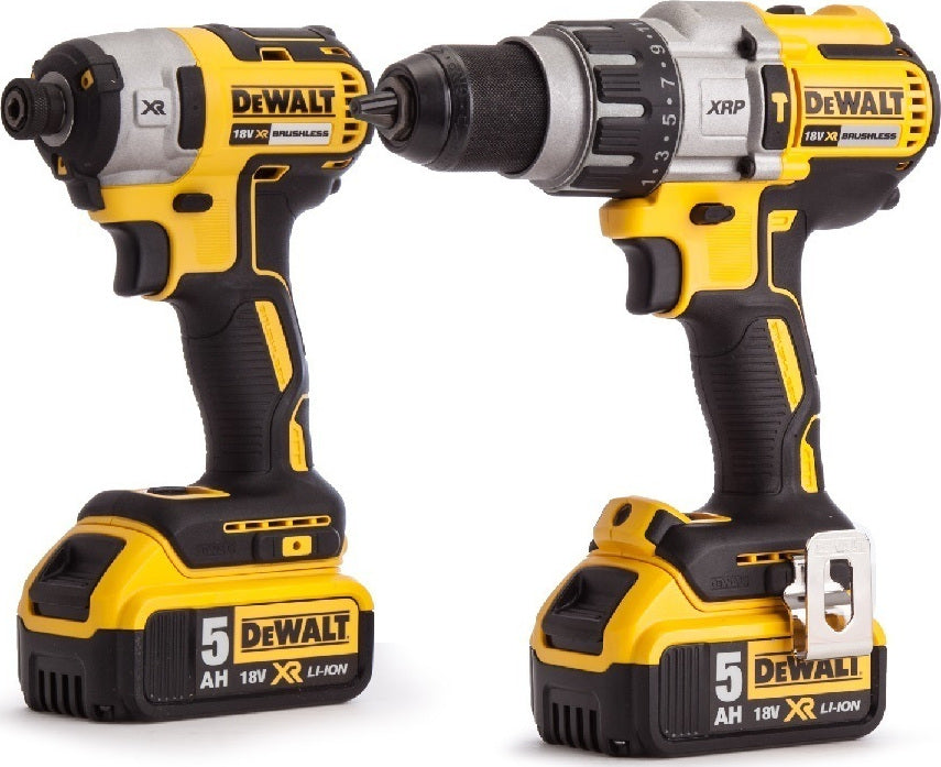 Dewalt 18V Impact Drill & Impact Driver Set with 2x5Ah Batteries and Case DCK276P2