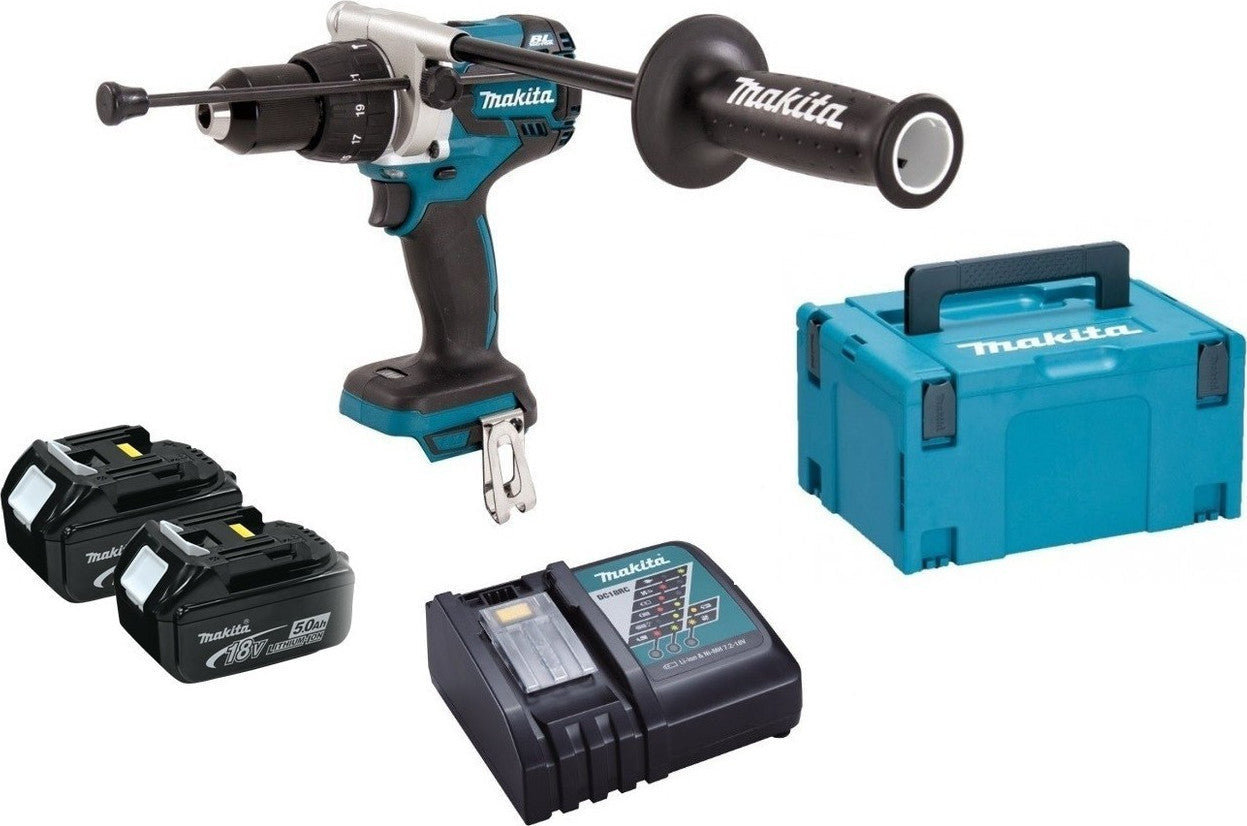 Makita Impact Driver Brushless Battery 18V 2x5Ah DHP481RTJ