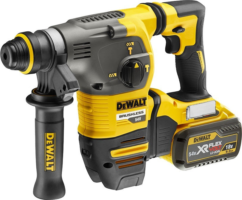 Dewalt 54V Cordless Hammer Drill with SDS Plus DCH333X2