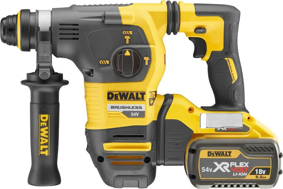 Dewalt 54V Cordless Hammer Drill with SDS Plus DCH333X2