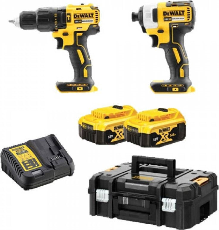 Dewalt 18V Impact Drill & Impact Driver Set with 2x4Ah Batteries and Case DCK2060M2T