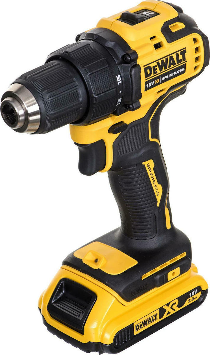 Dewalt Drill Driver Brushless Battery 18V 1x2Ah DCD708D2T