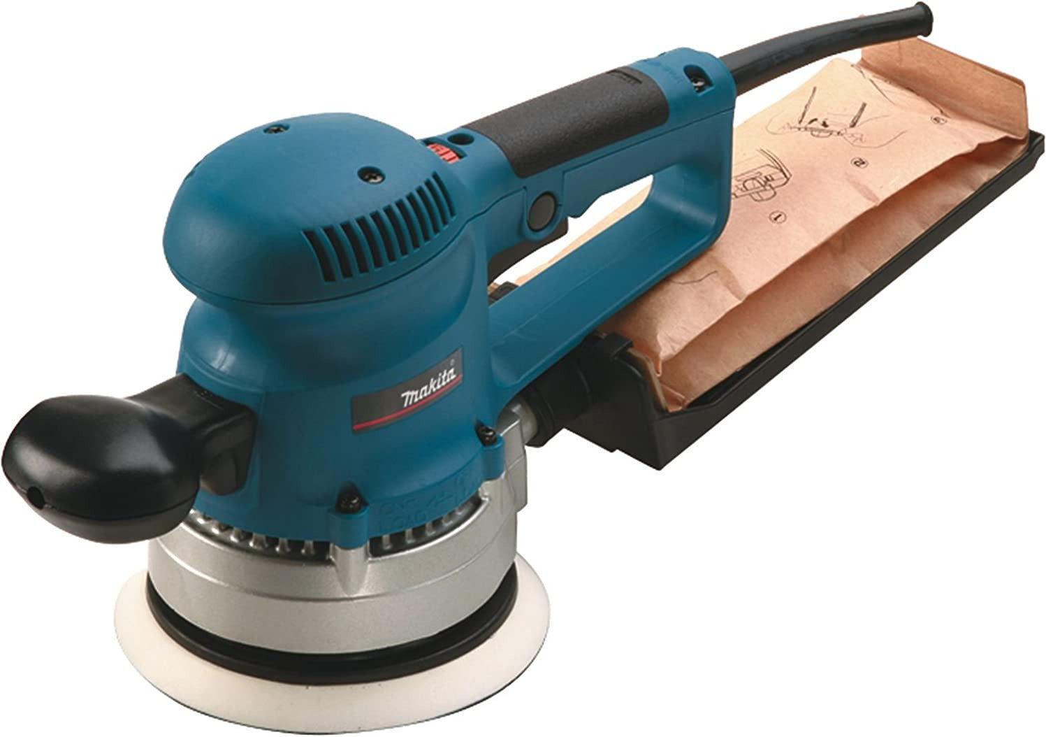 Makita Eccentric Grinder 150mm Power 310W with Speed Control and Suction System BO6030JX