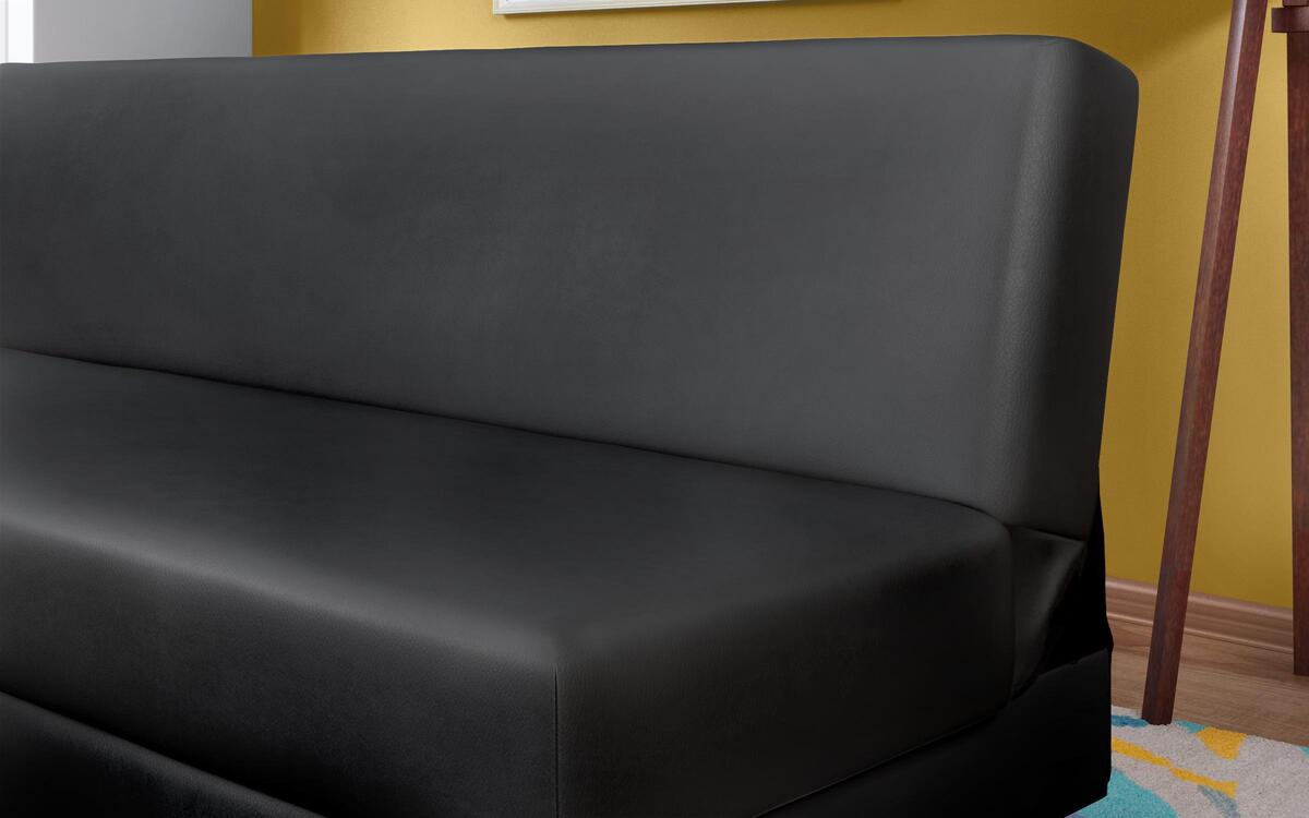 Three-seater sofa/bed Valis 8450 black