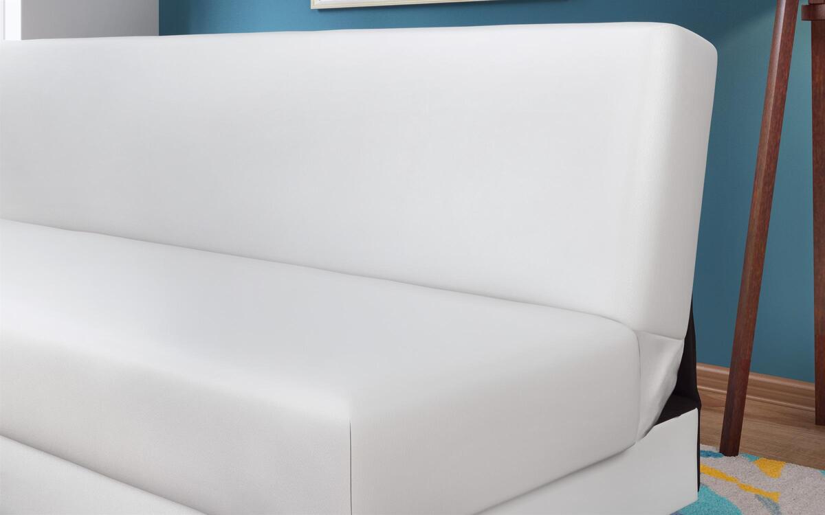 Three-seater sofa/bed Valis 8450 white
