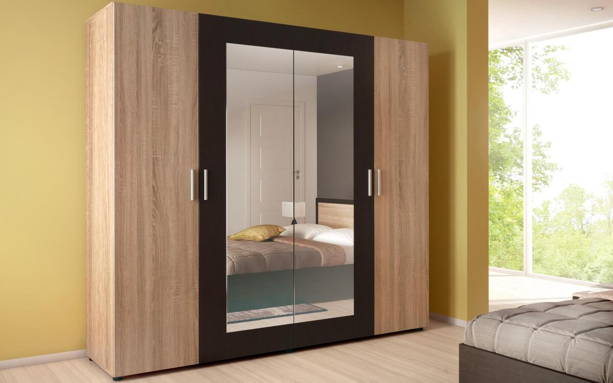 Path Bedroom Set 160x200 sonoma oak + wenge