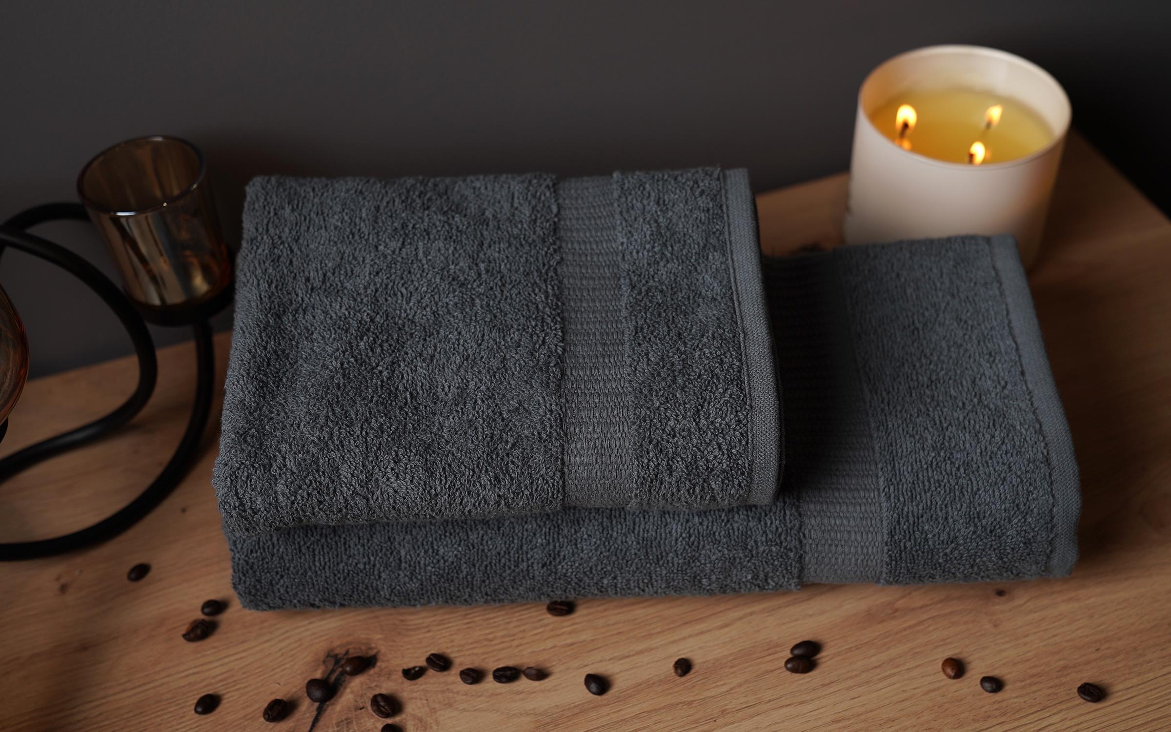 Wick towel 50x90 dark gray