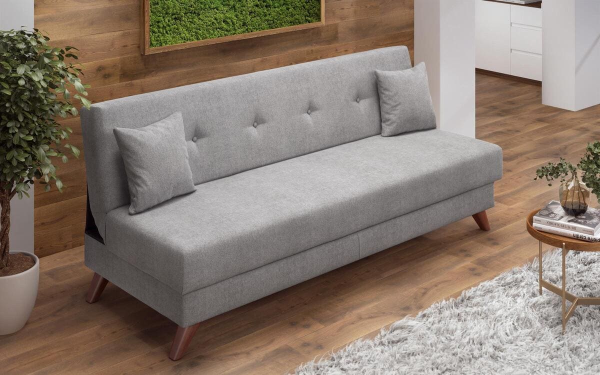 Three-seater sofa/bed Brenda 8433 grey