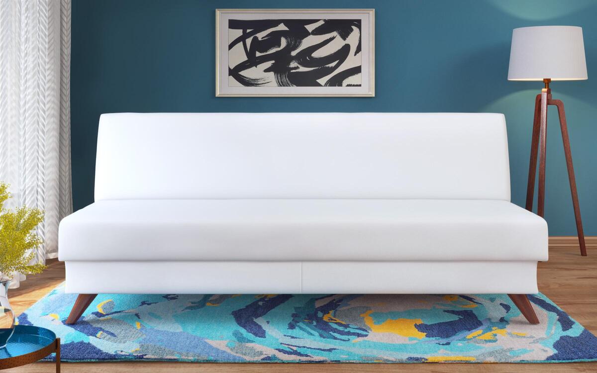 Three-seater sofa/bed Valis 8450 white