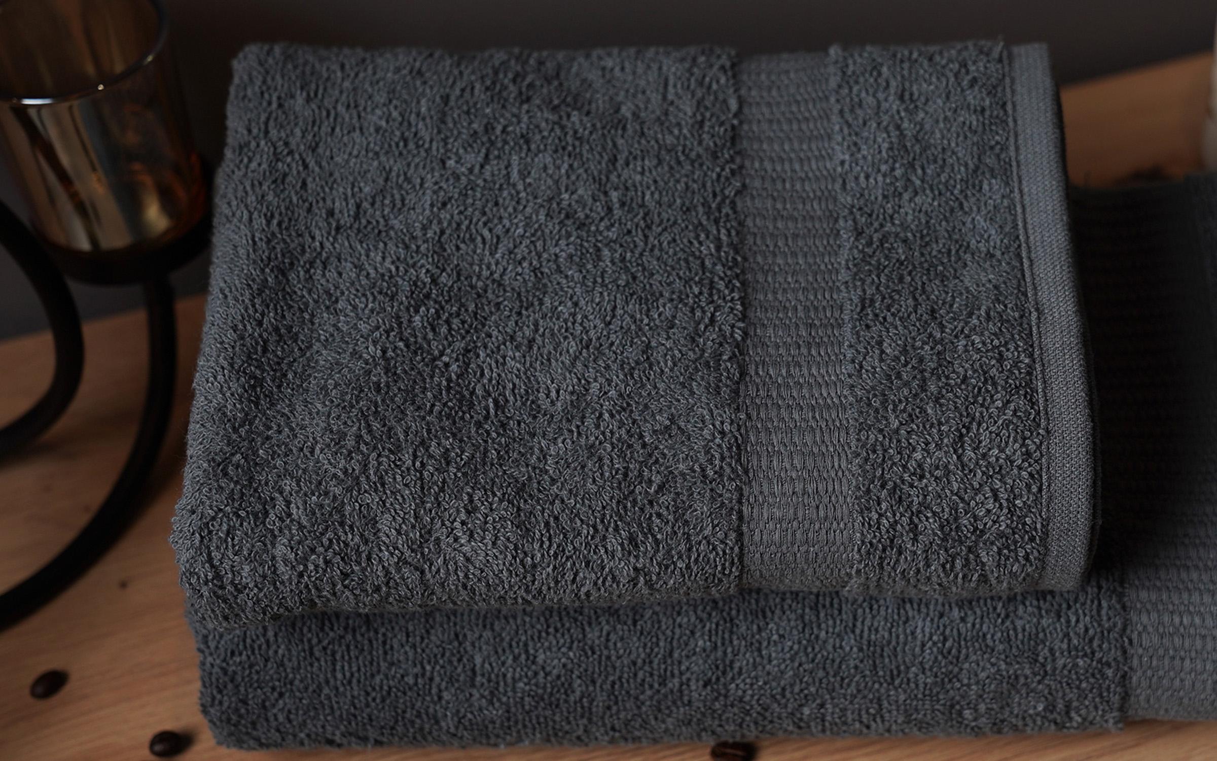 Wick towel 50x90 dark gray