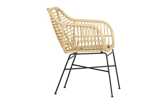 Garden chair Bella 2298 beige + black