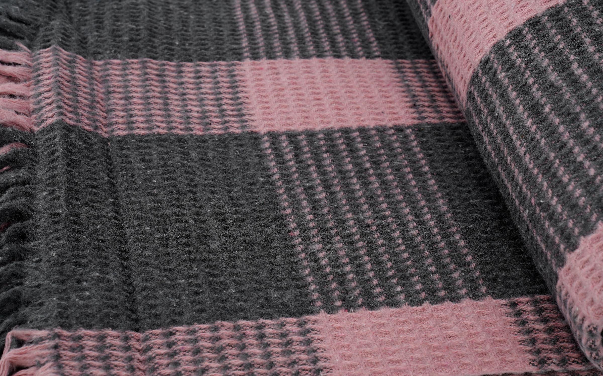 Moon blanket 150x200 black + pink