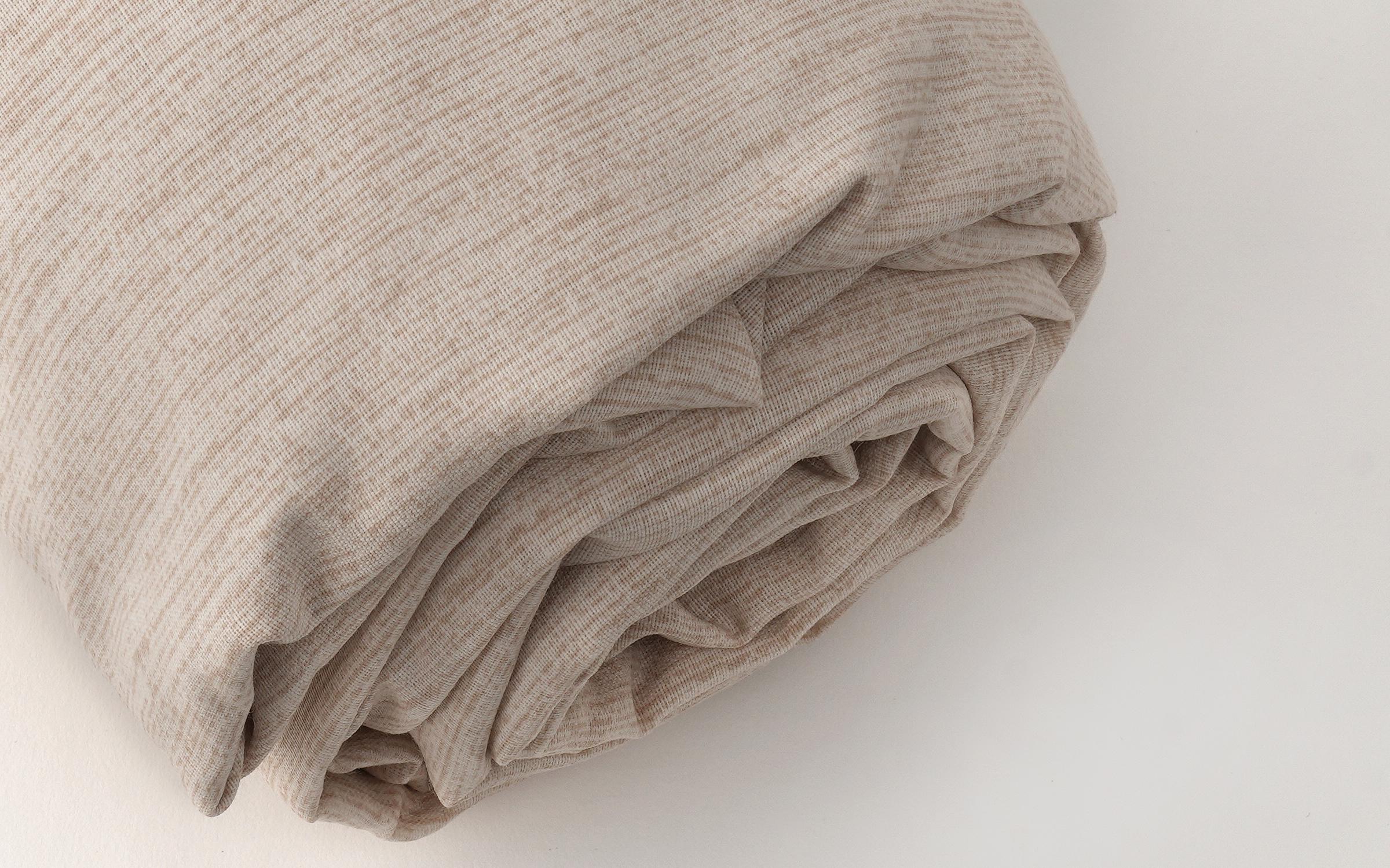 Bed sheet with elastic Kendry 200x200 brown