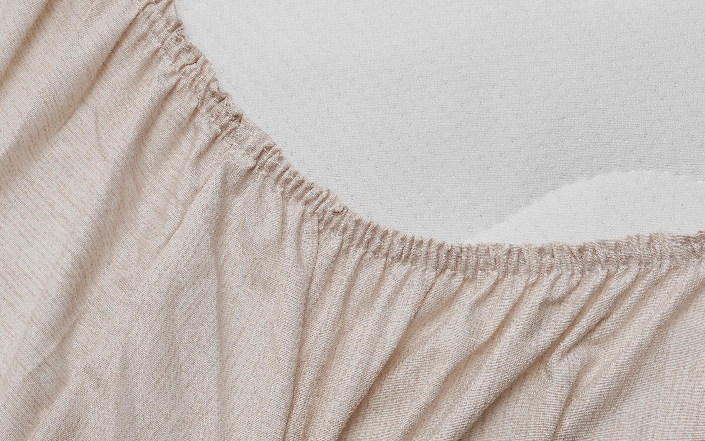 Bed sheet with elastic Kendry 200x200 brown