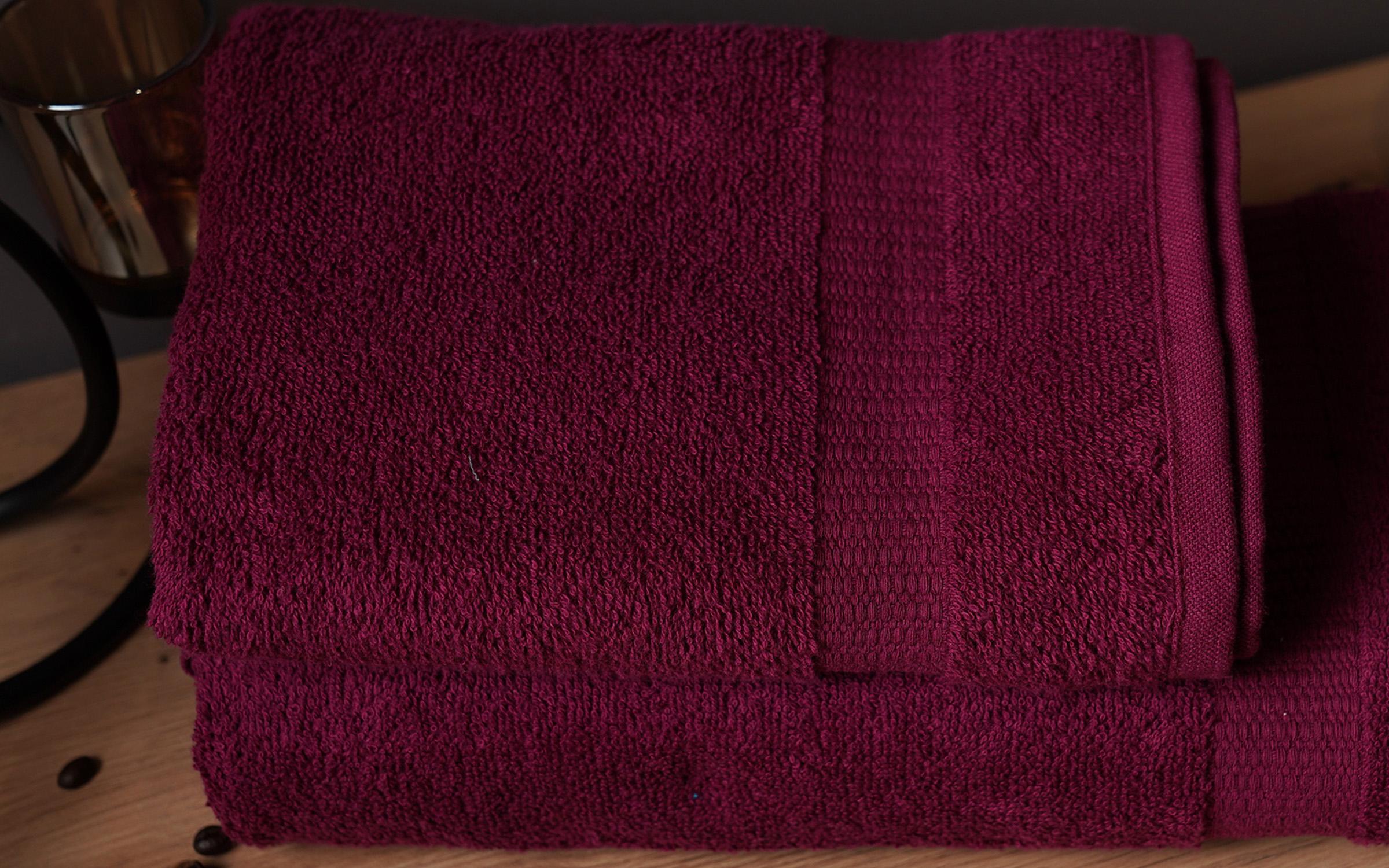 Wick towel 50x90 bordeaux