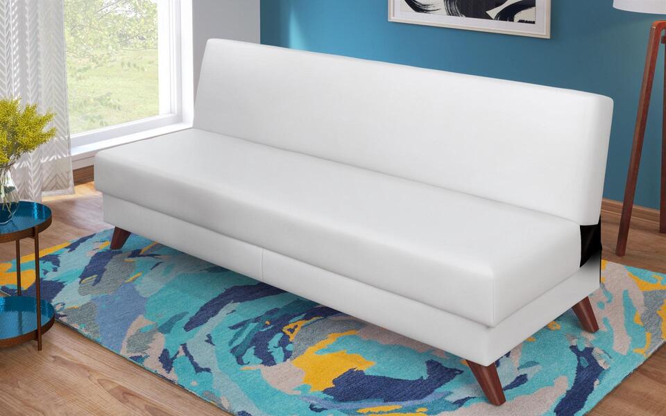 Three-seater sofa/bed Valis 8450 white