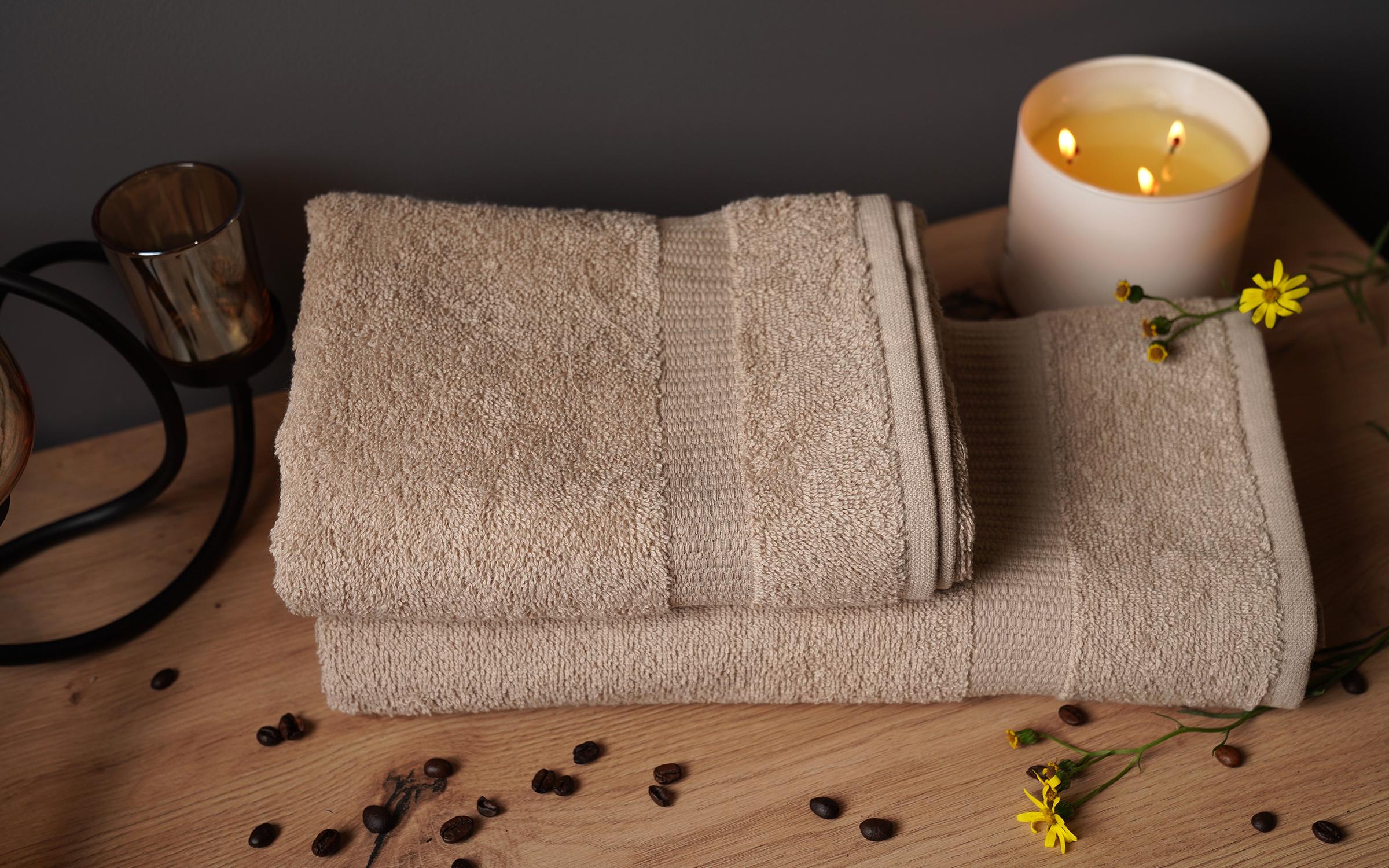 Wick towel 50x90 brown