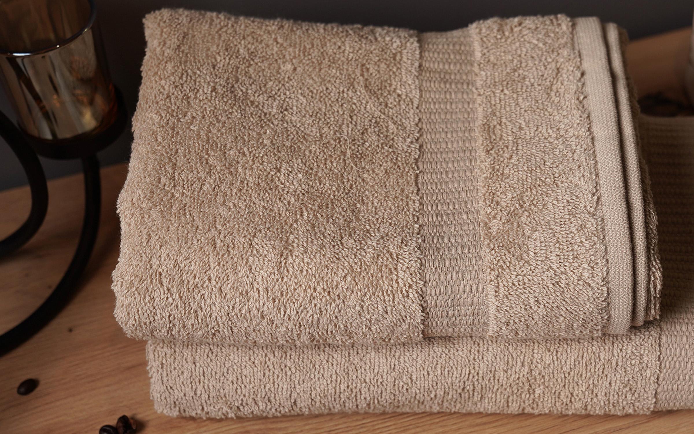 Wick towel 50x90 brown