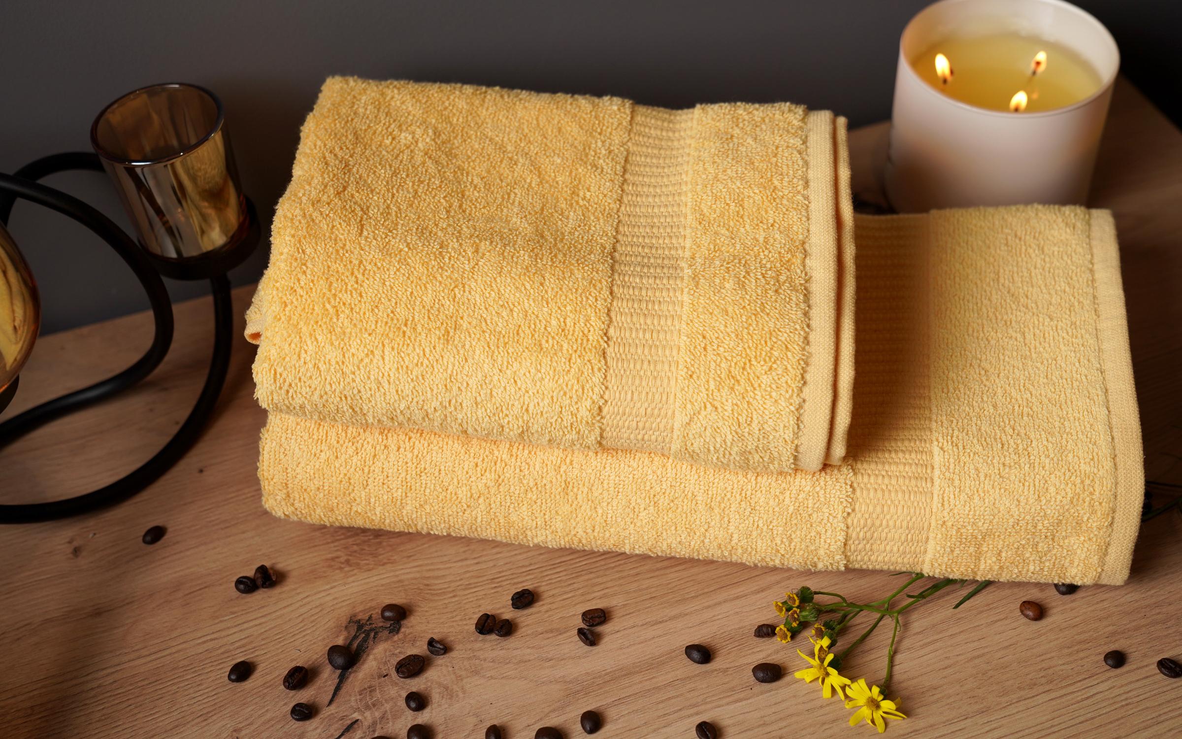 Wick towel 50x90 yellow