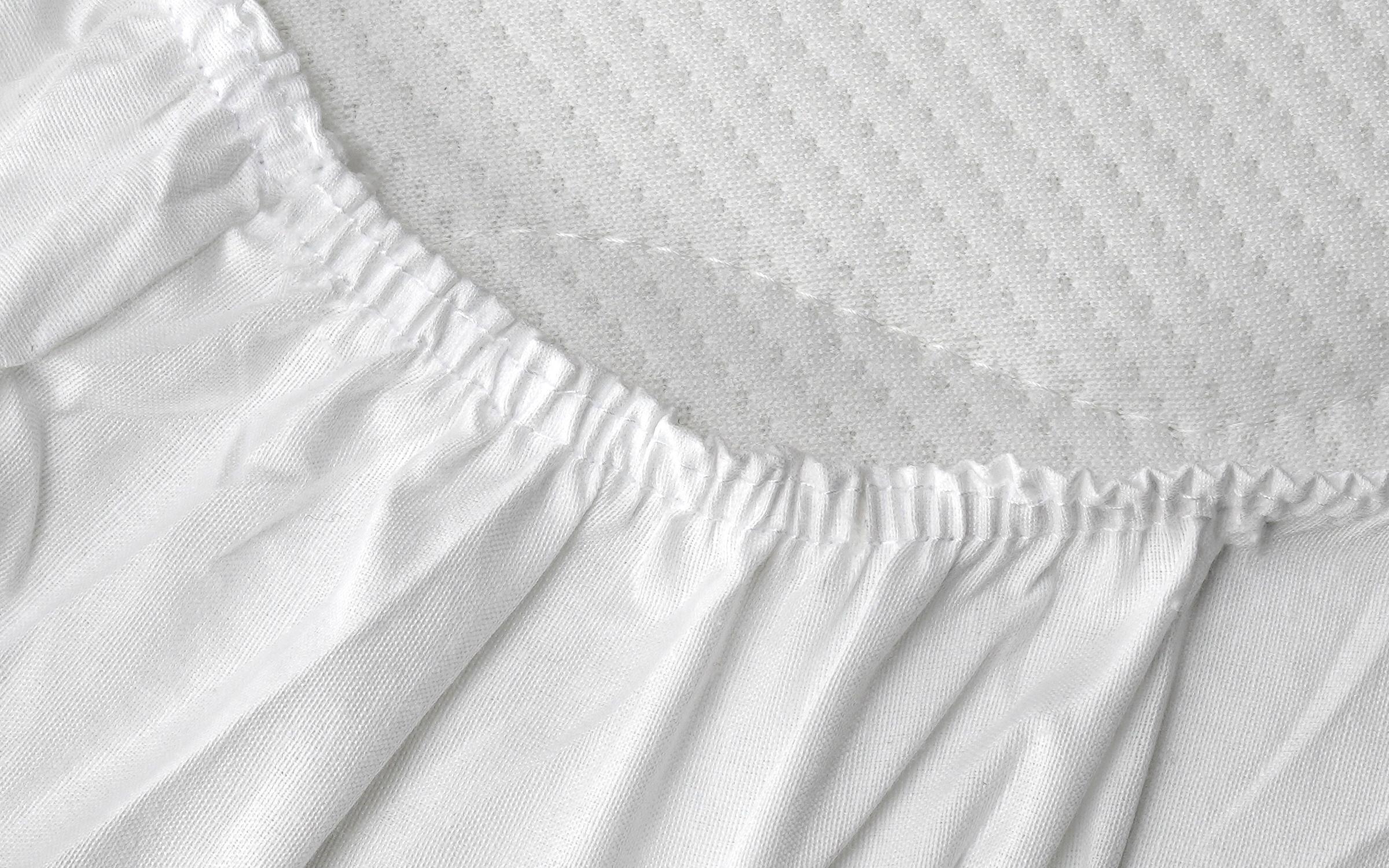 Bed sheet with elastic Kendry 200x200 white