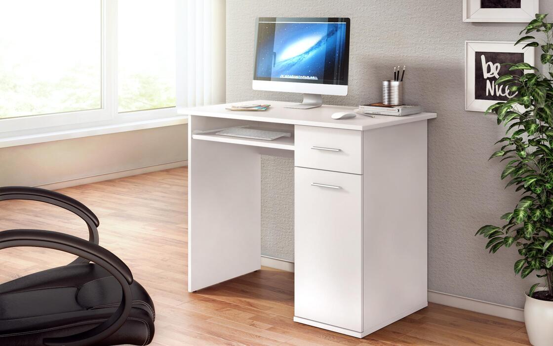 Office + keyboard surface Major 7124 oak vottan + anthracite matte