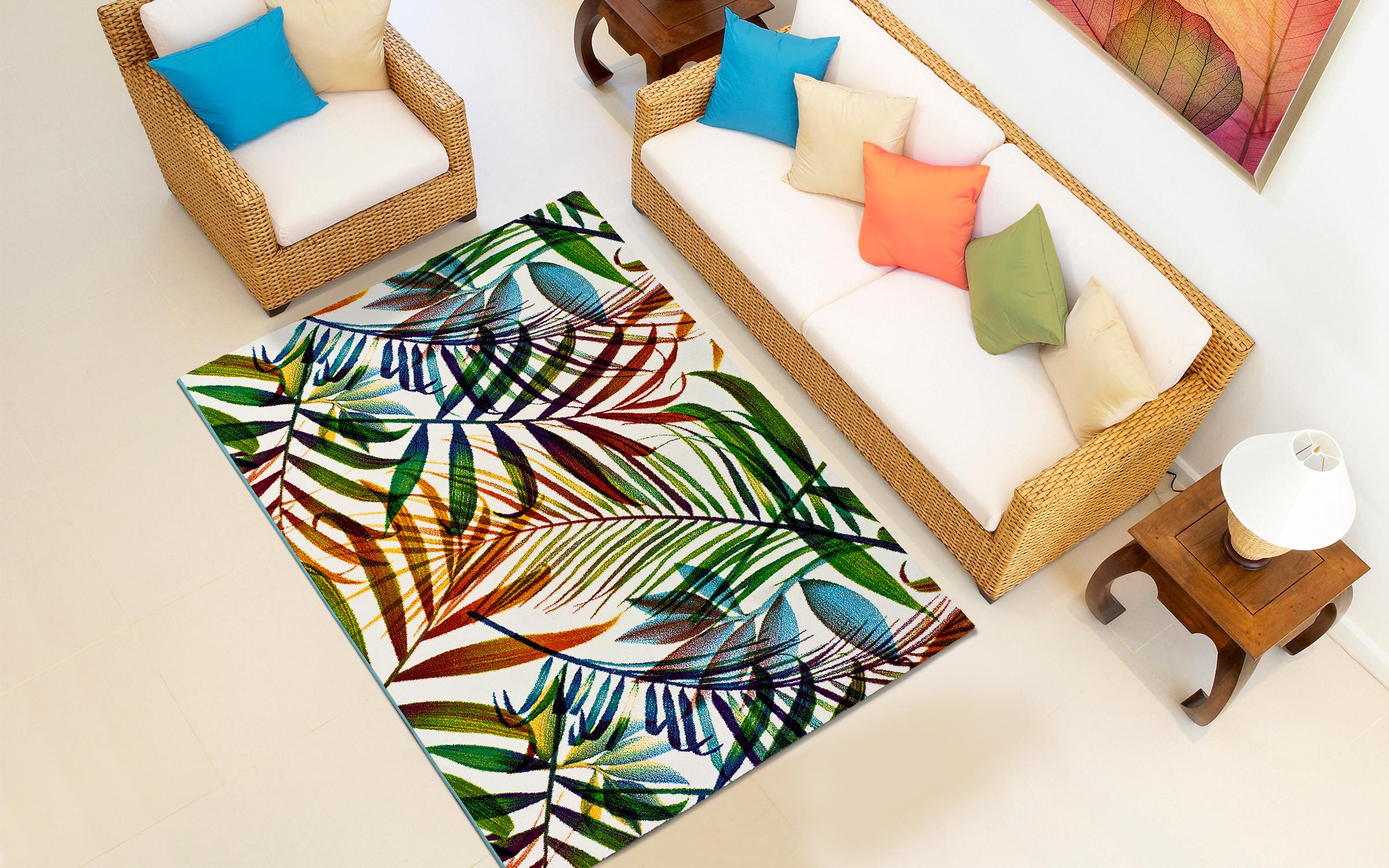 Carpet Moreno 8317 multicolored feathers
