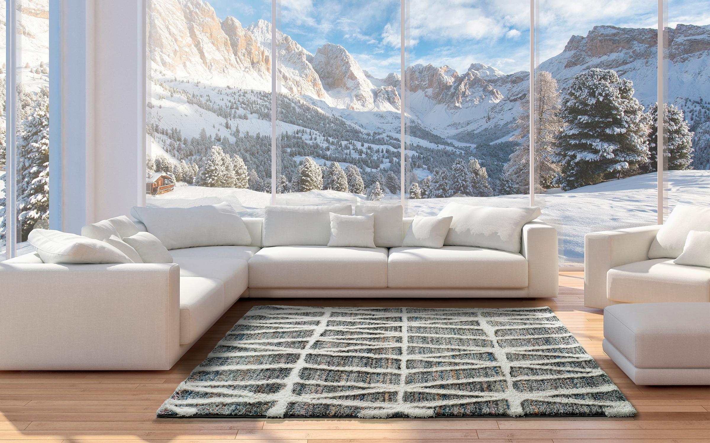Carpet Randal 6398 grey + white