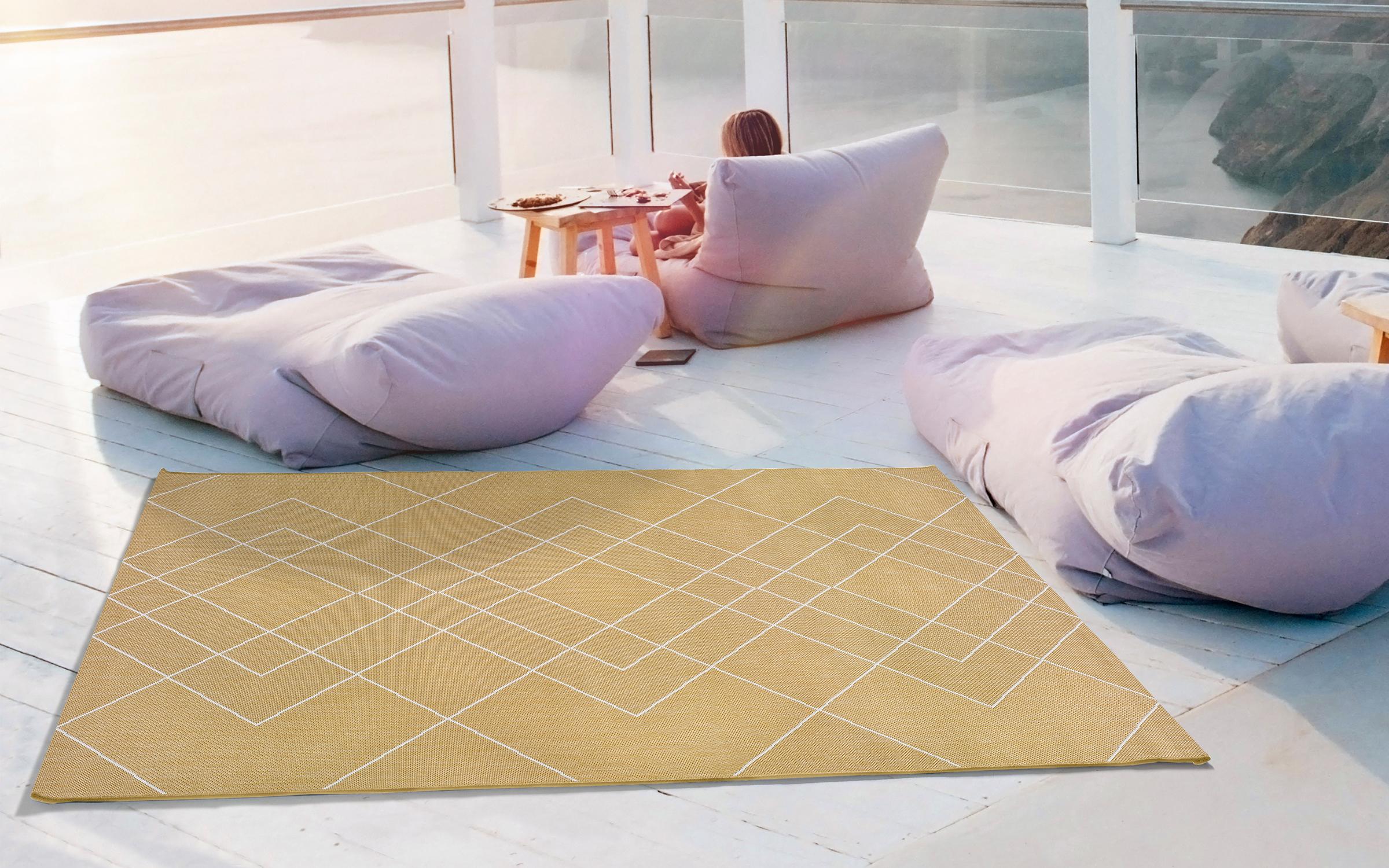 Carpet Tenas 3972 yellow + white