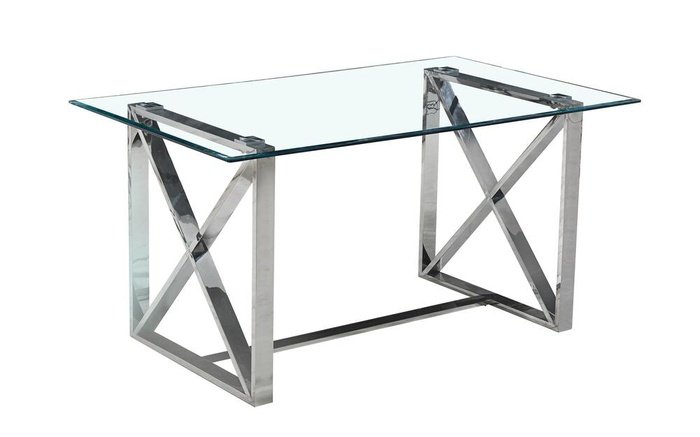 Glass table Charlie 6859 gray
