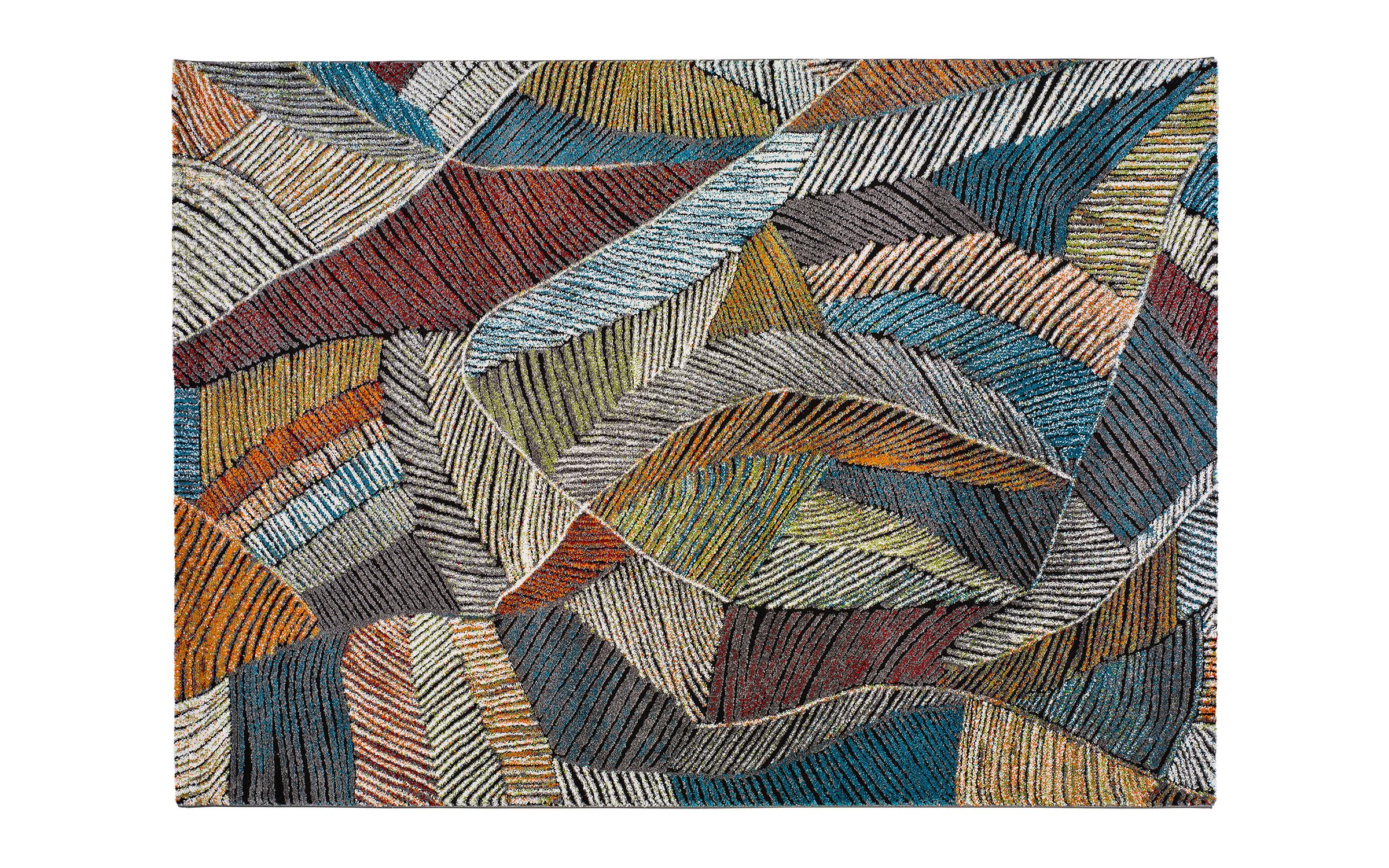 Carpet Koby 4907 colorful feathers