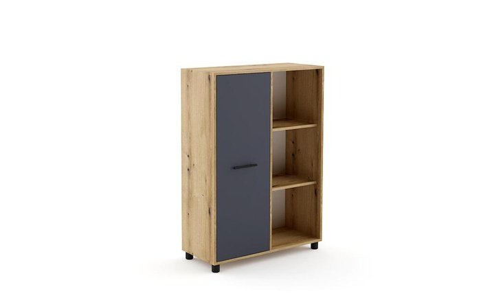 Chest of drawers Gabriel 6875 oak evok + anthracite