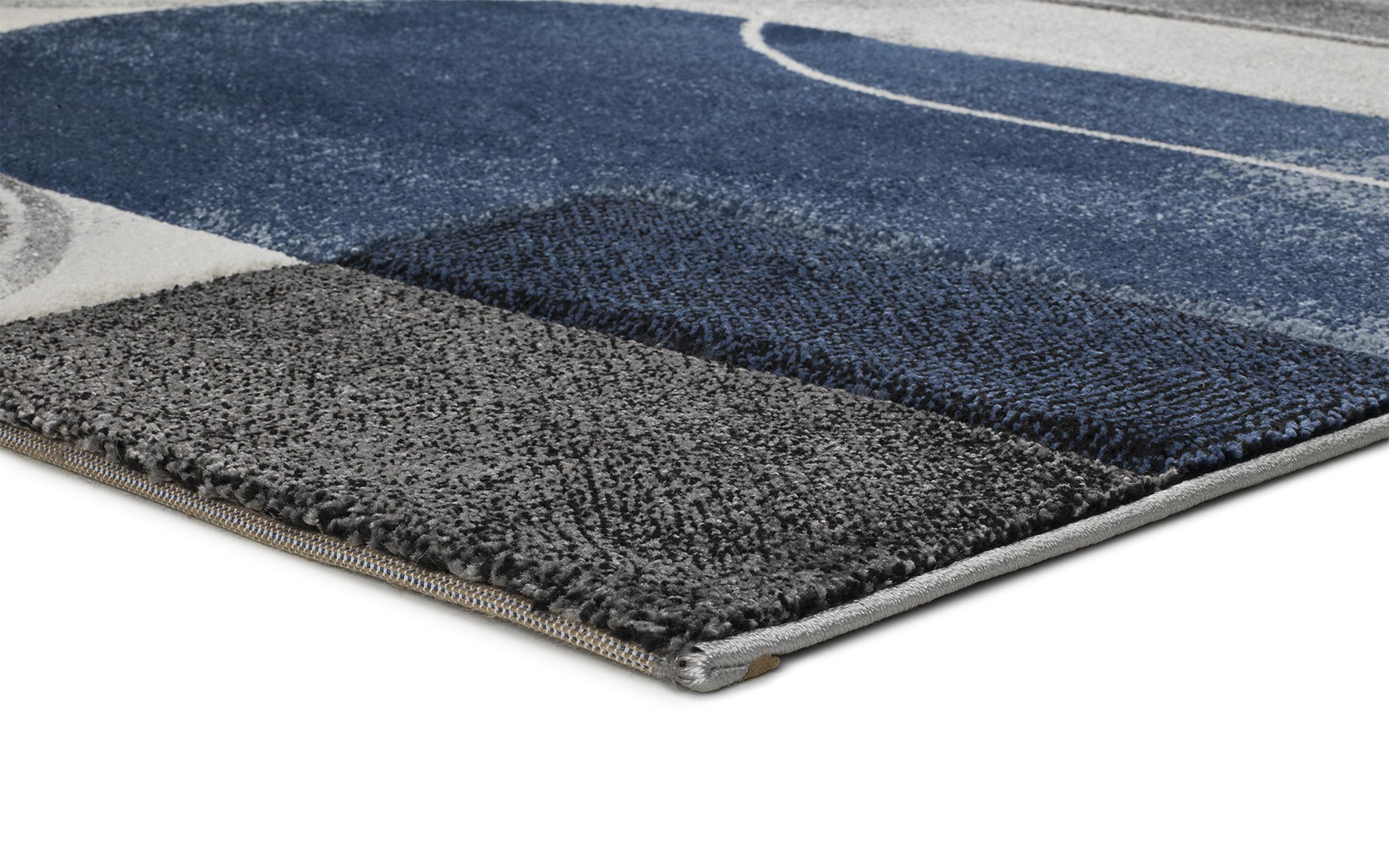 Carpet Locatelli 8930 blue + black + grey