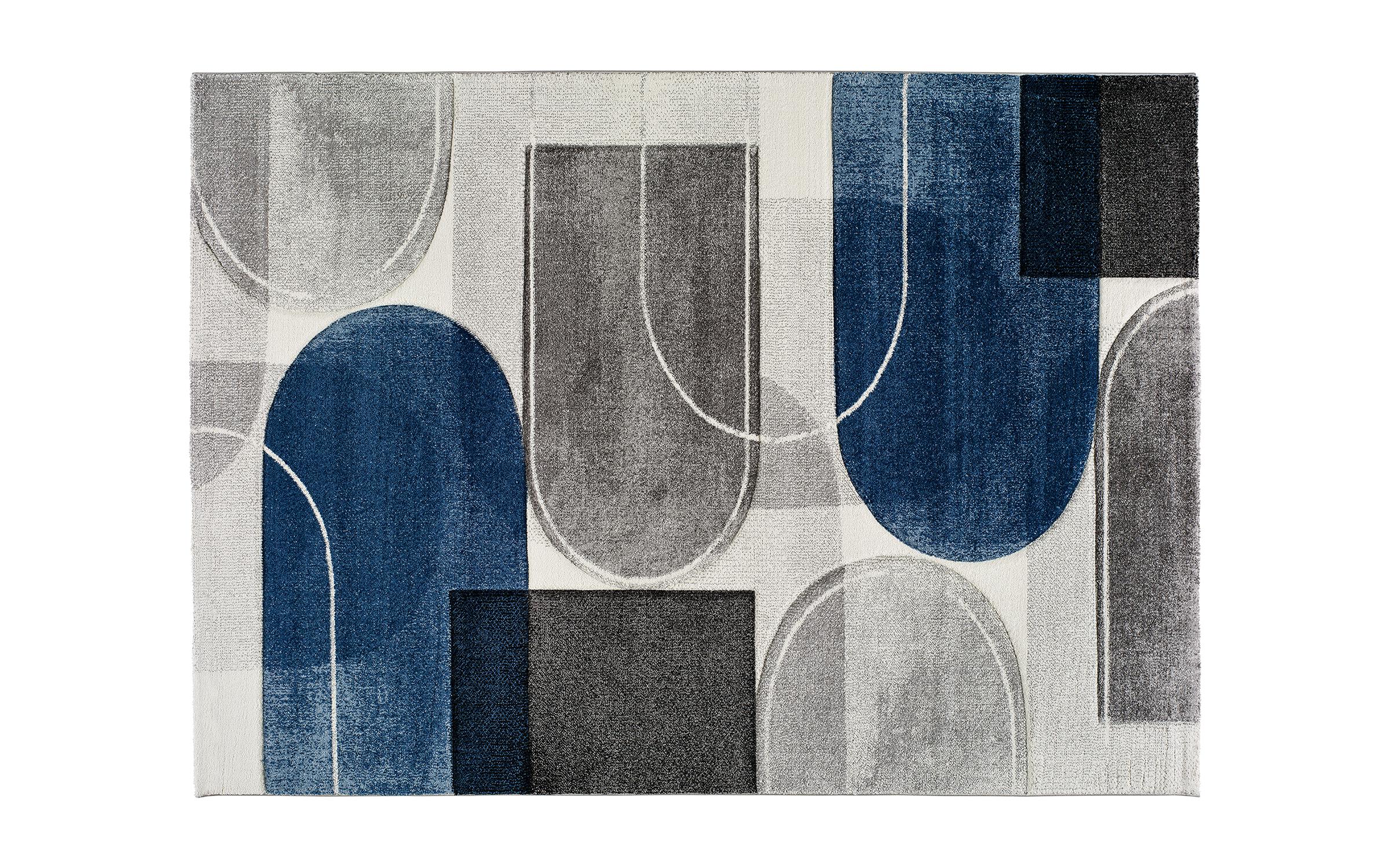 Carpet Locatelli 8930 blue + black + grey