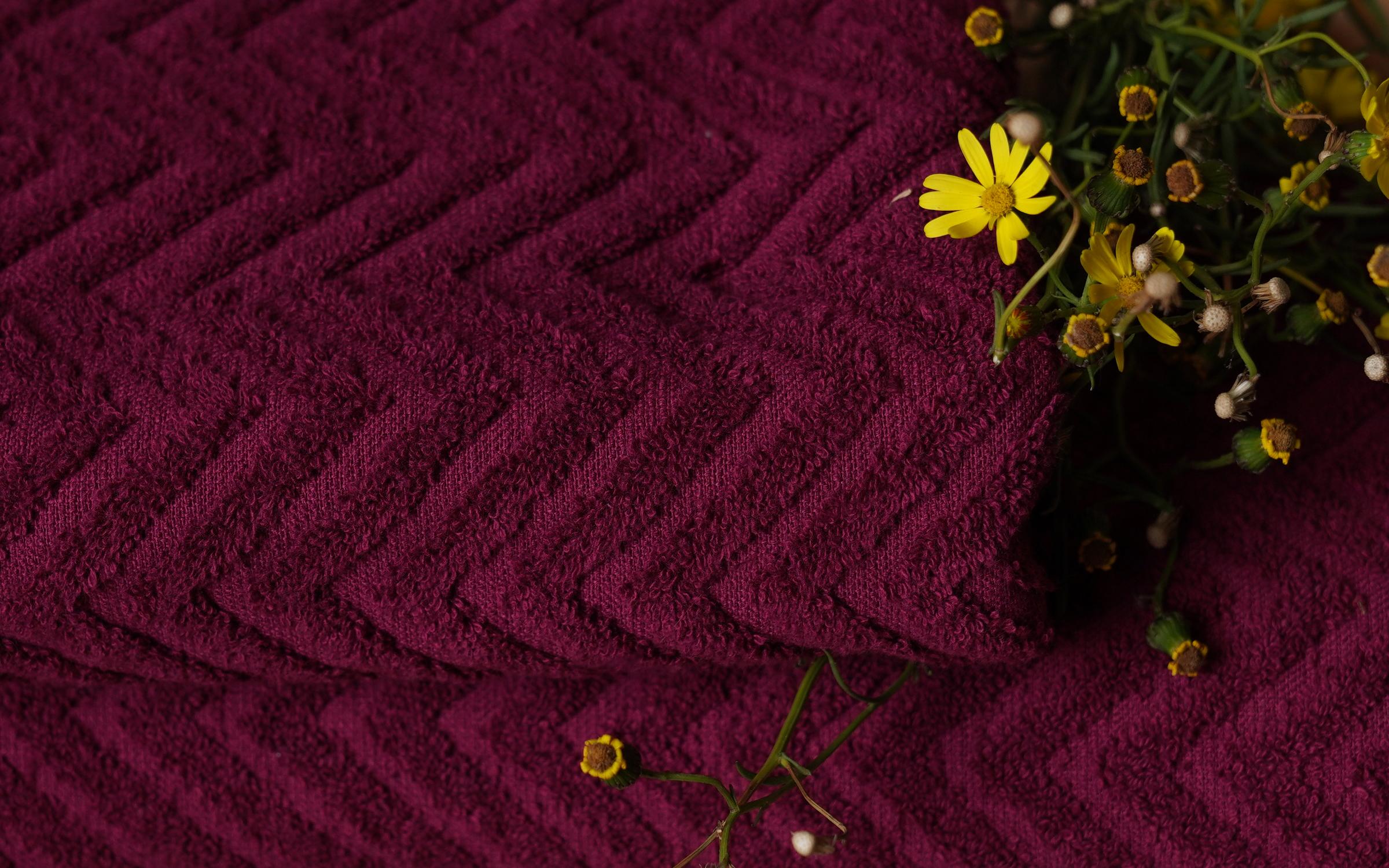 Τowel Donald 70x140 bordeaux