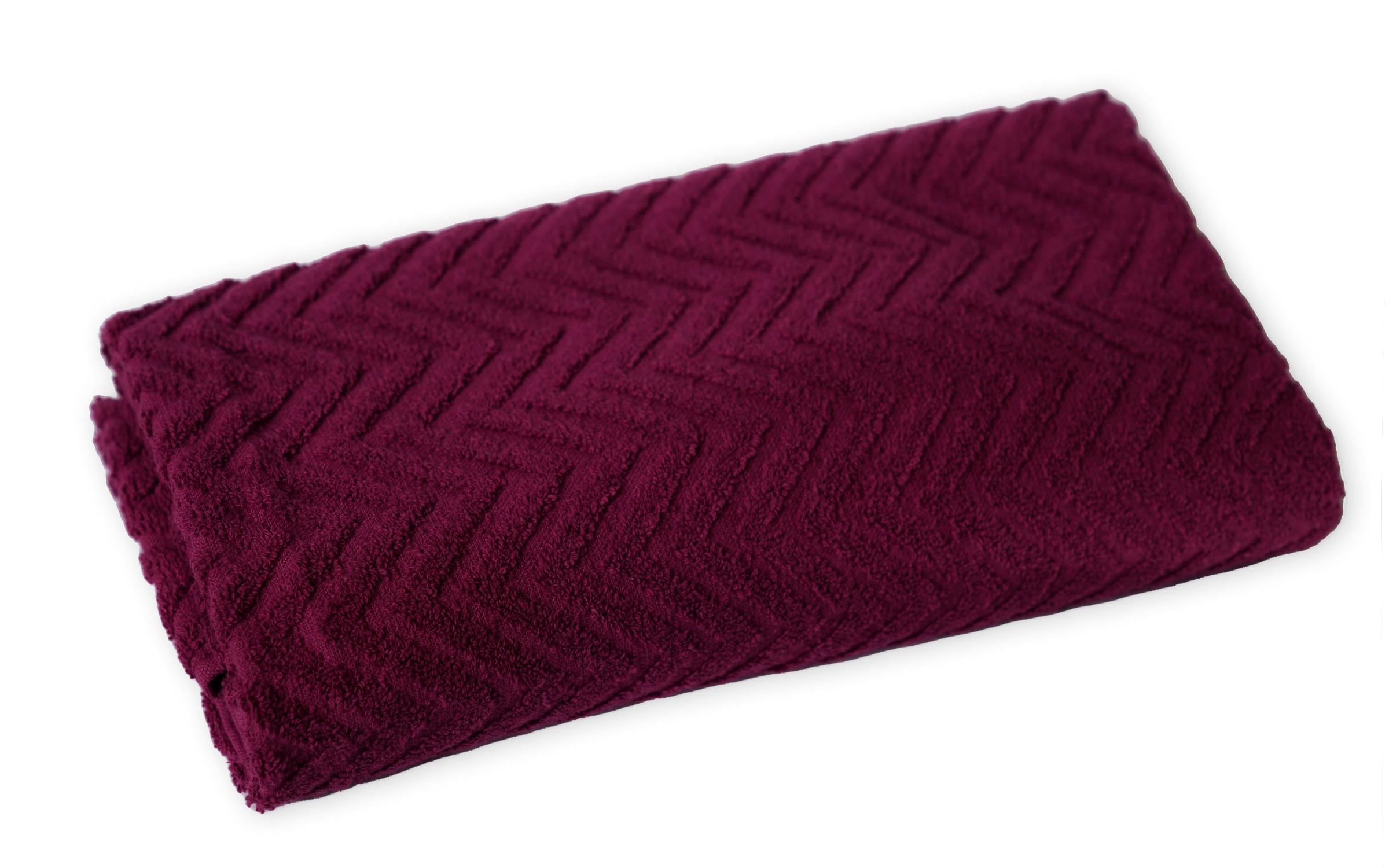 Τowel Donald 70x140 bordeaux