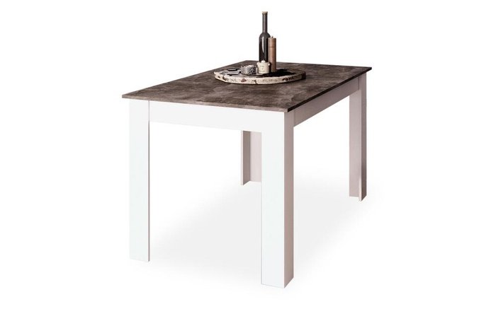 Table Lucas 8067 white + dark atelier