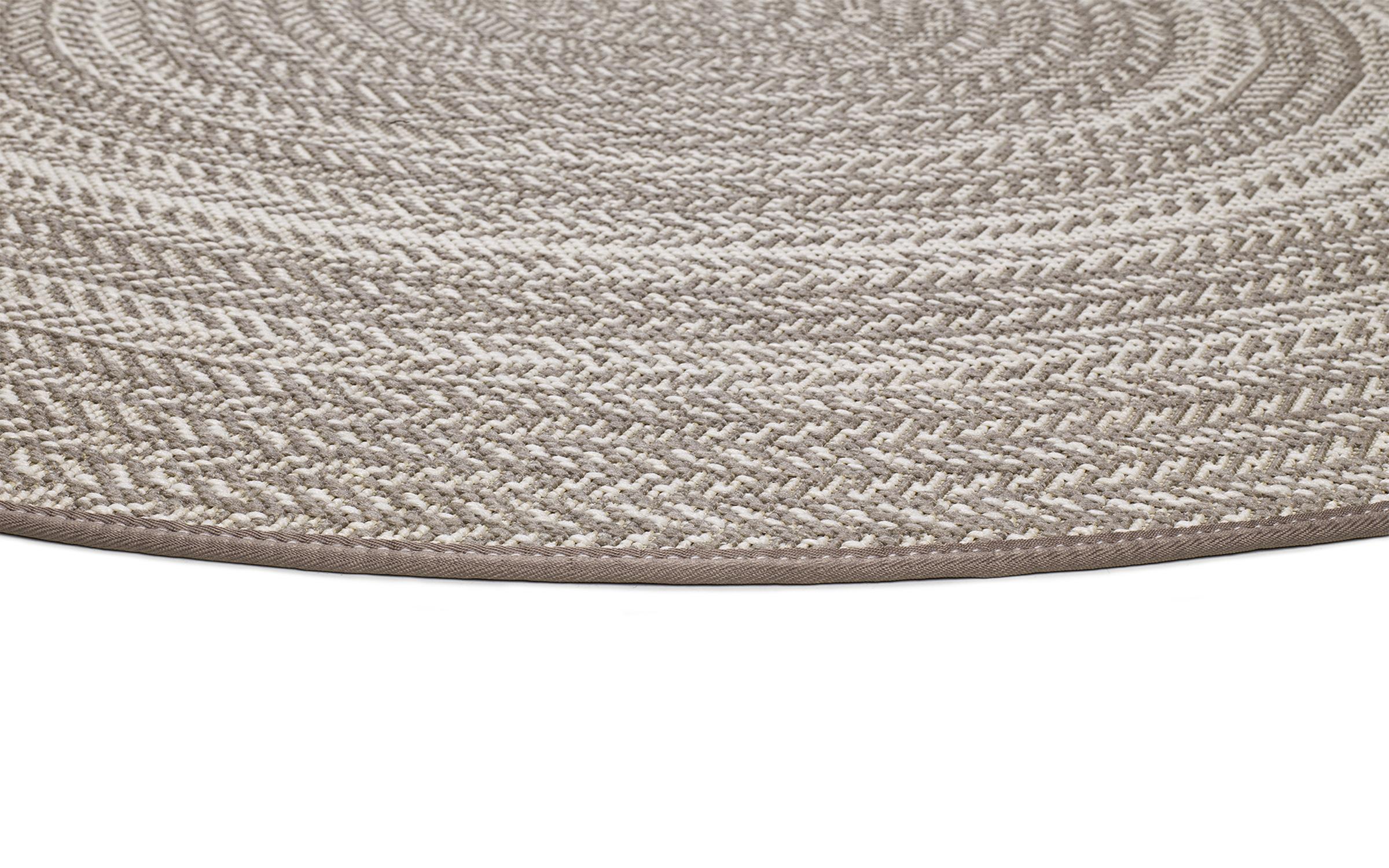 Round carpet Lamal 2456 brown