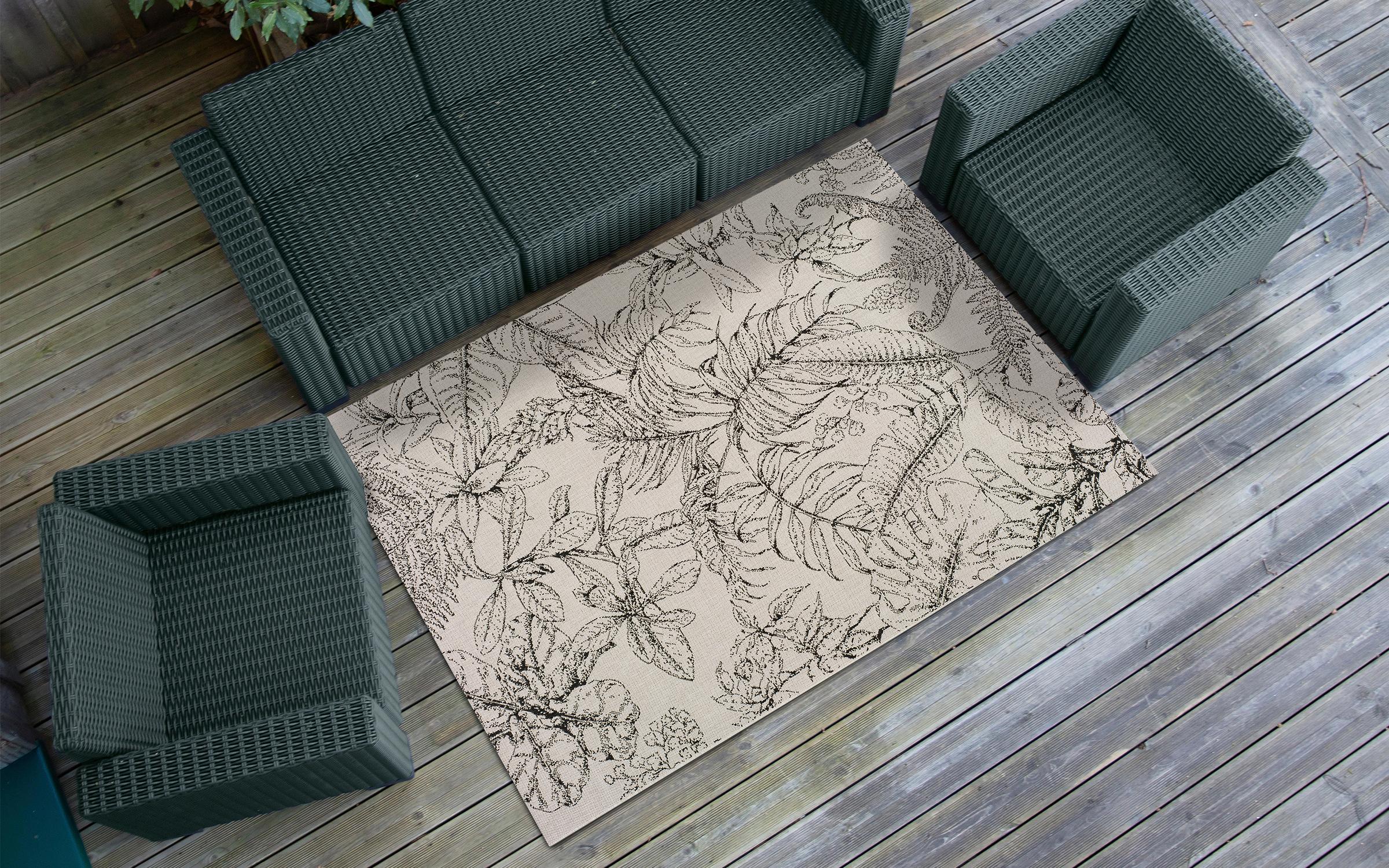 Carpet Diogo 3892 black + white