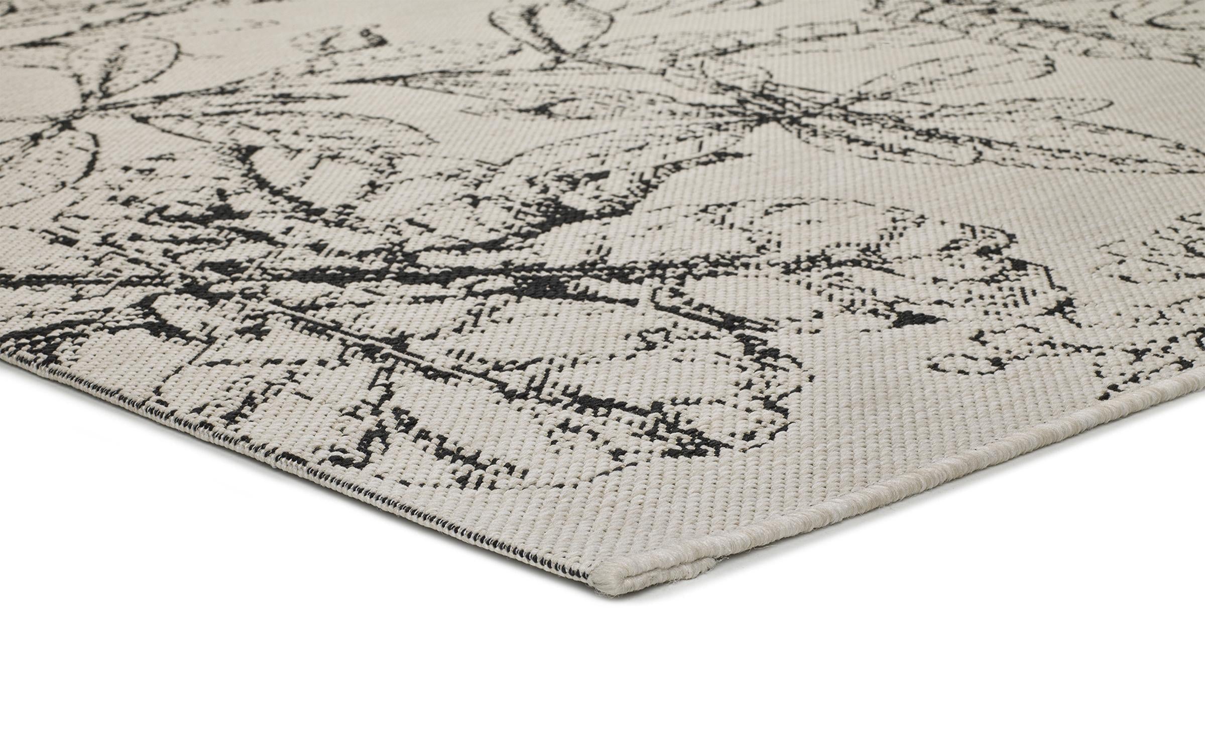 Carpet Diogo 3892 black + white