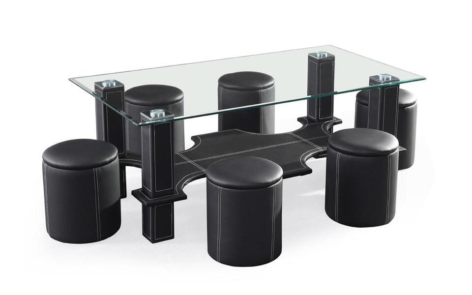 Coffee table set Albino 5313 black