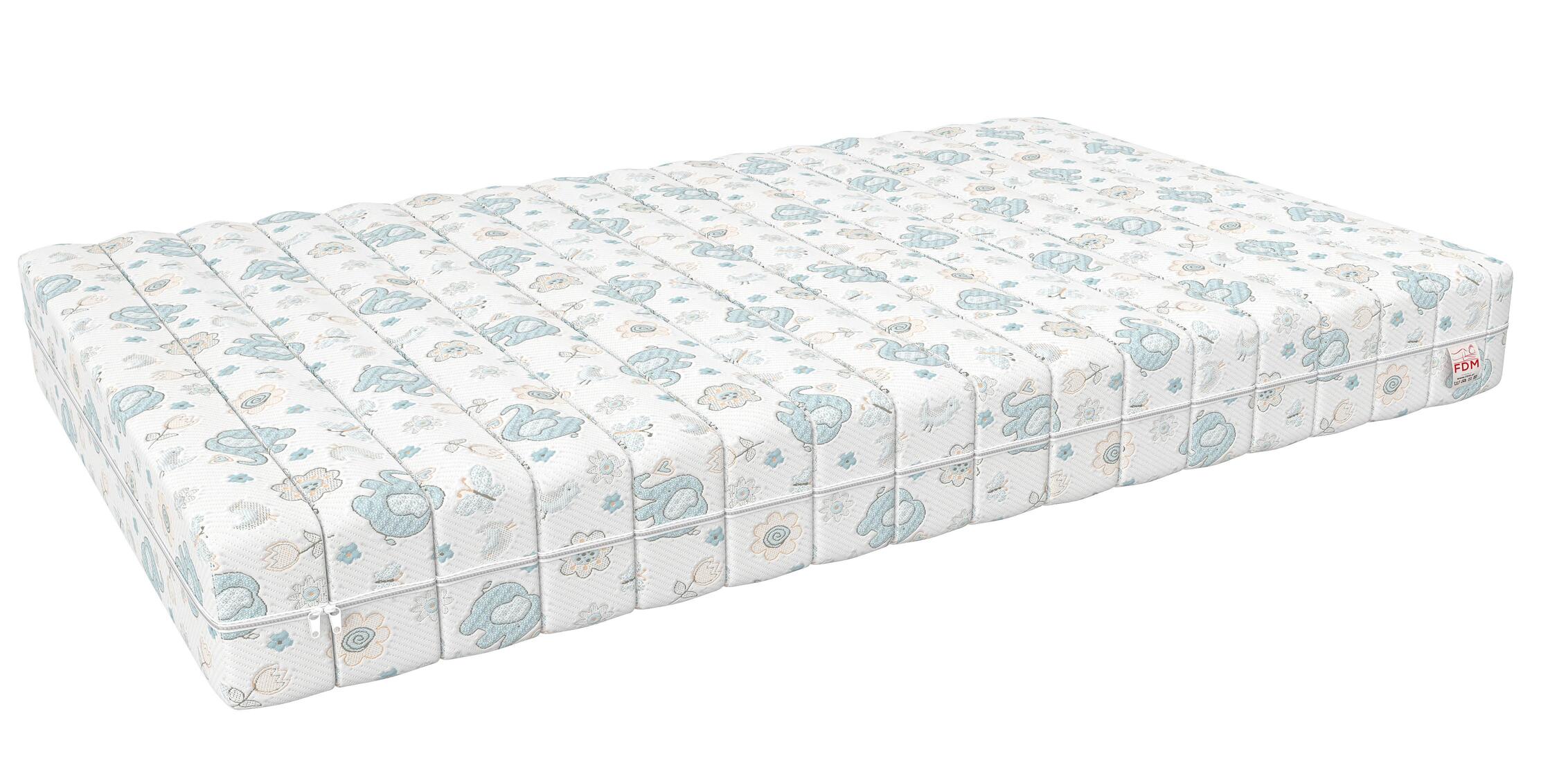 Double-sided coconut mattress Cocodinno 80x190 light blue