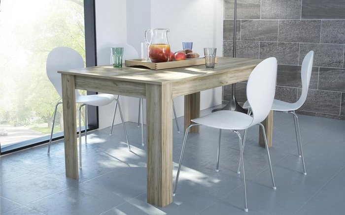 Table Leon 3796 grey oak kraft