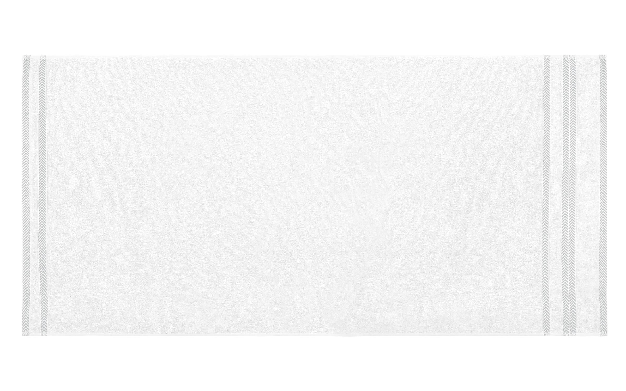 Seline towel 70x140 white + gray