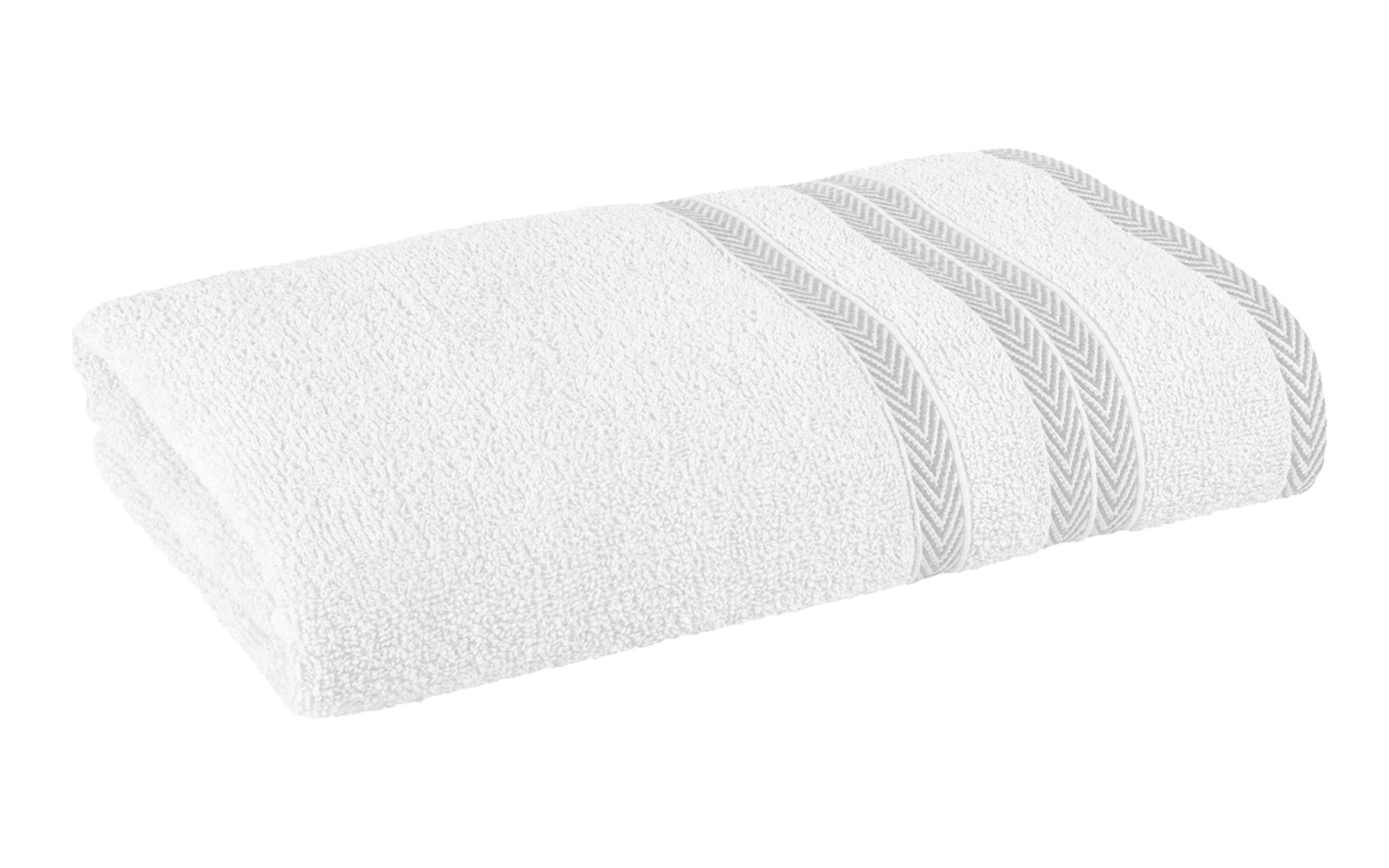 Seline towel 70x140 white + gray