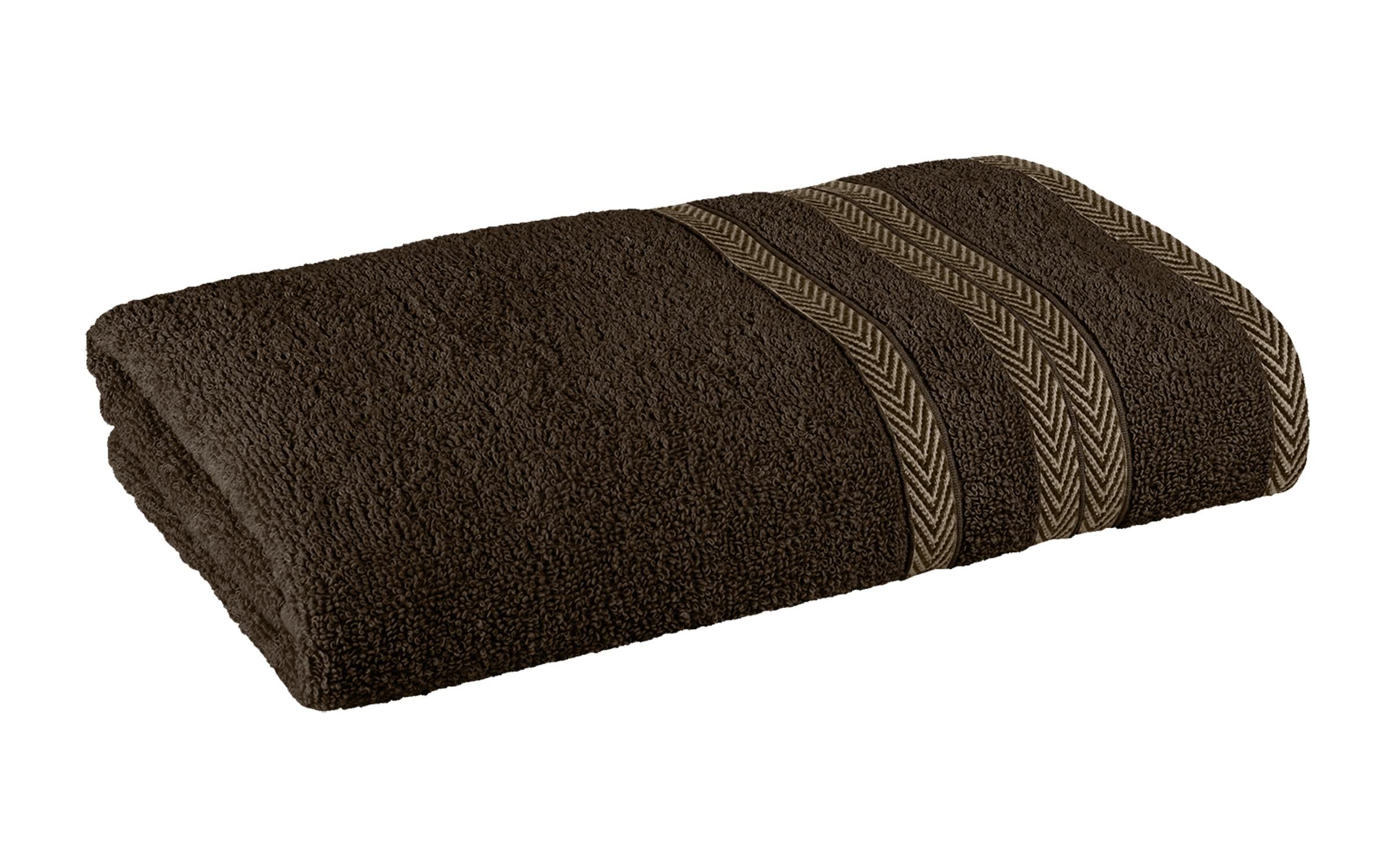 Seline towel 70x140 brown + dark brown