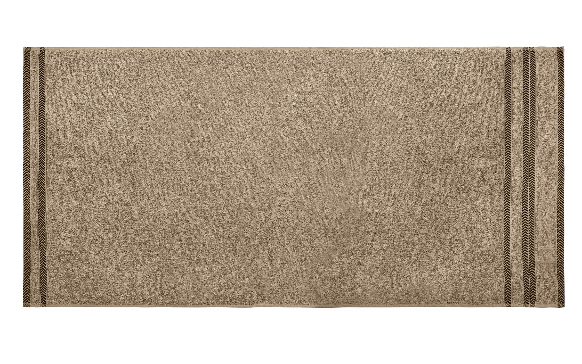 Seline towel 70x140 brown + dark brown
